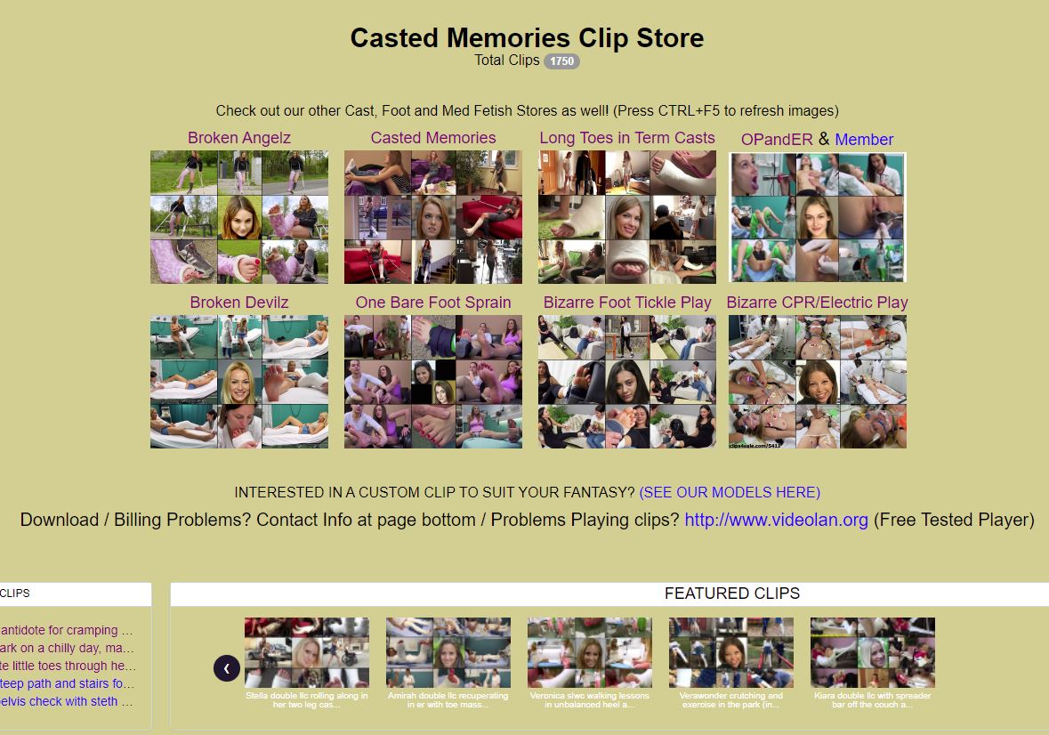 Casted Memories Video Clips
