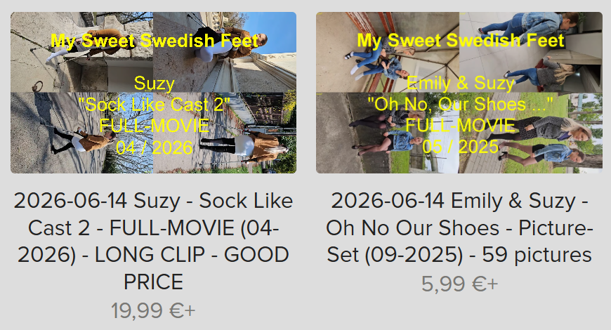 My Sweet Swedish Feet