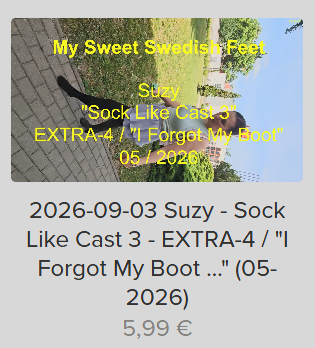 My Sweet Swedish Feet