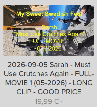 My Sweet Swedish Feet