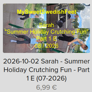 My Sweet Swedish Feet