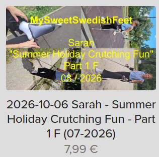 My Sweet Swedish Feet