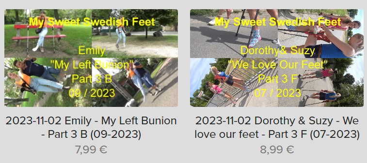Thursday Update: 2 new clips of Dorothy & Suzy, Emily