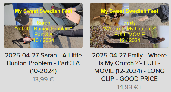 My Sweet Swedish Feet