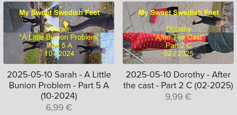 Last Update: 2025-05-10 - every day 2 new clips