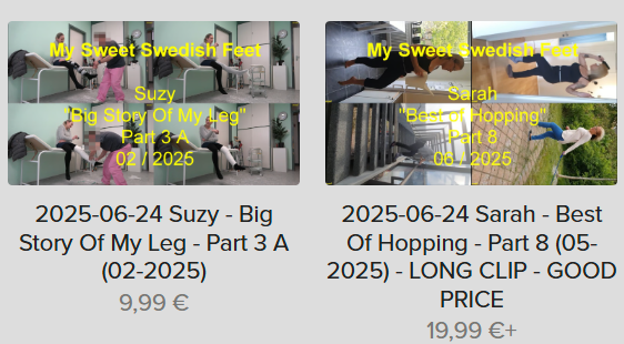 Last Update: 2025-06-24 - every day 2 new clips