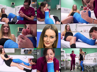 Elena LLC at the Clinic Deep Cleaning Those Dusty Toes with Toe Sucking