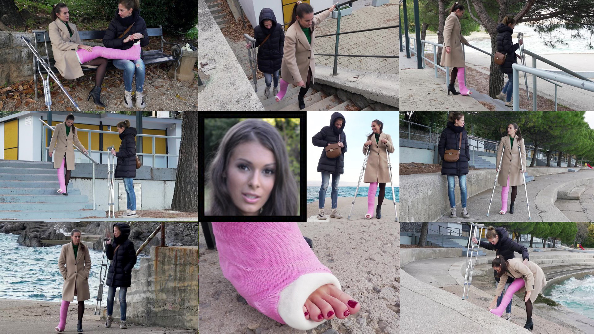 Lia LLWC Crutch and Gimp By the Sea 