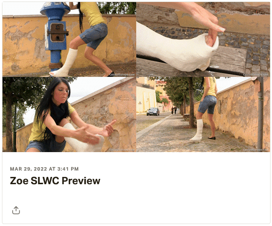 3 new clips: #2 Zoe plaster SLWC 