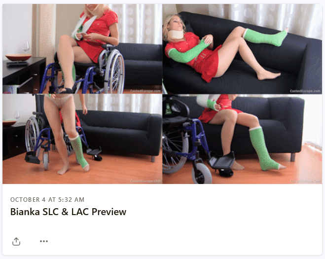 Bianka SLC & LAC + wheelchair ++ Margot SLC ++ Paula LLC