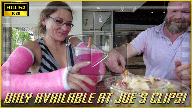 Adina’s Pink Public DLAC - After Adina’s DLAC BJ clip we went out for a little bit. Join the humorous (or humerus?) and talkative couple for lunch as Adina’s partner feeds her with lots of funny banter throughout. And then follow them to the mall...